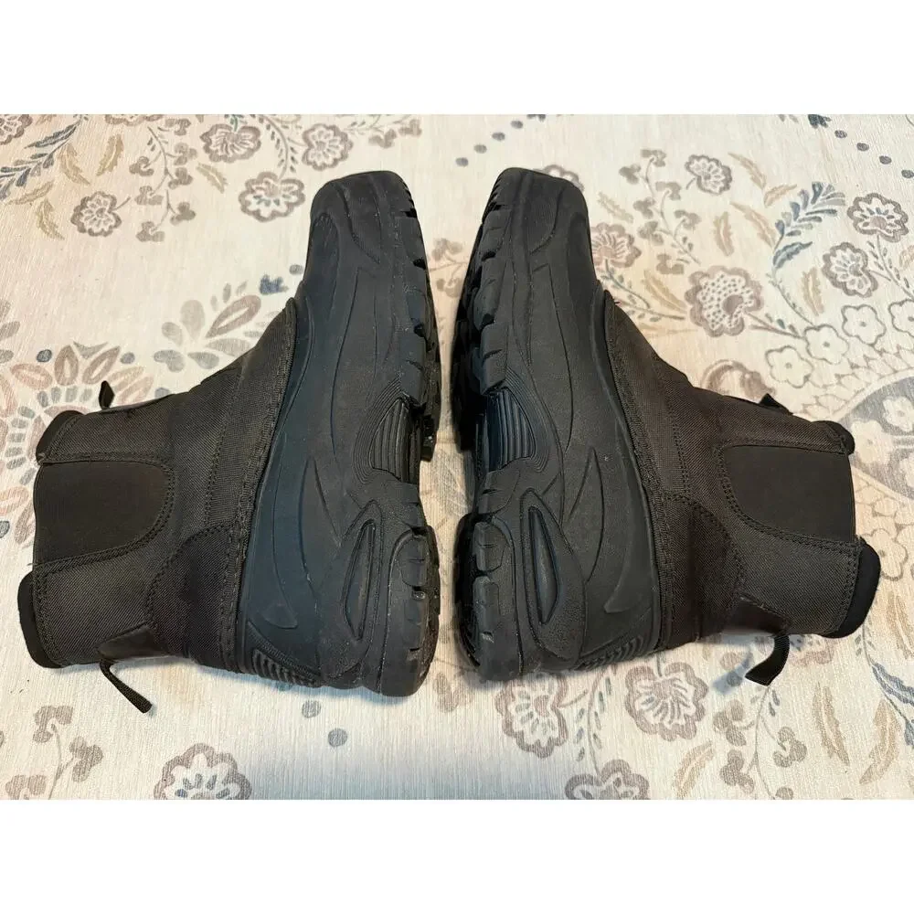 Khombu Gedarme Men's Boots Size 9M Black Waterproof Winter Snow Duck Boots